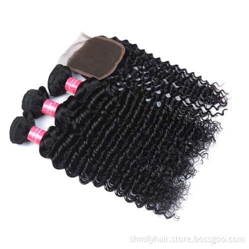 Free Sample Hair Bundles 8A Raw Unprocessed Brazilian Hair Wholesale Cheap Cuticle Aligned Virgin Human Hair Extensions